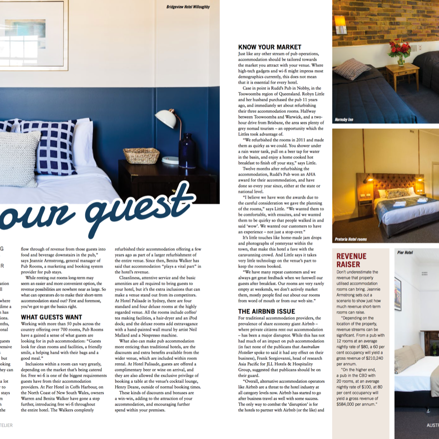 Australian Hotelier Article - March 2017 p1